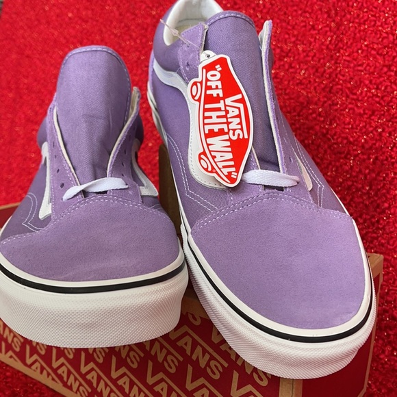 Vans Old Skool Chalk Violet/True White MENS - Picture 8 of 16